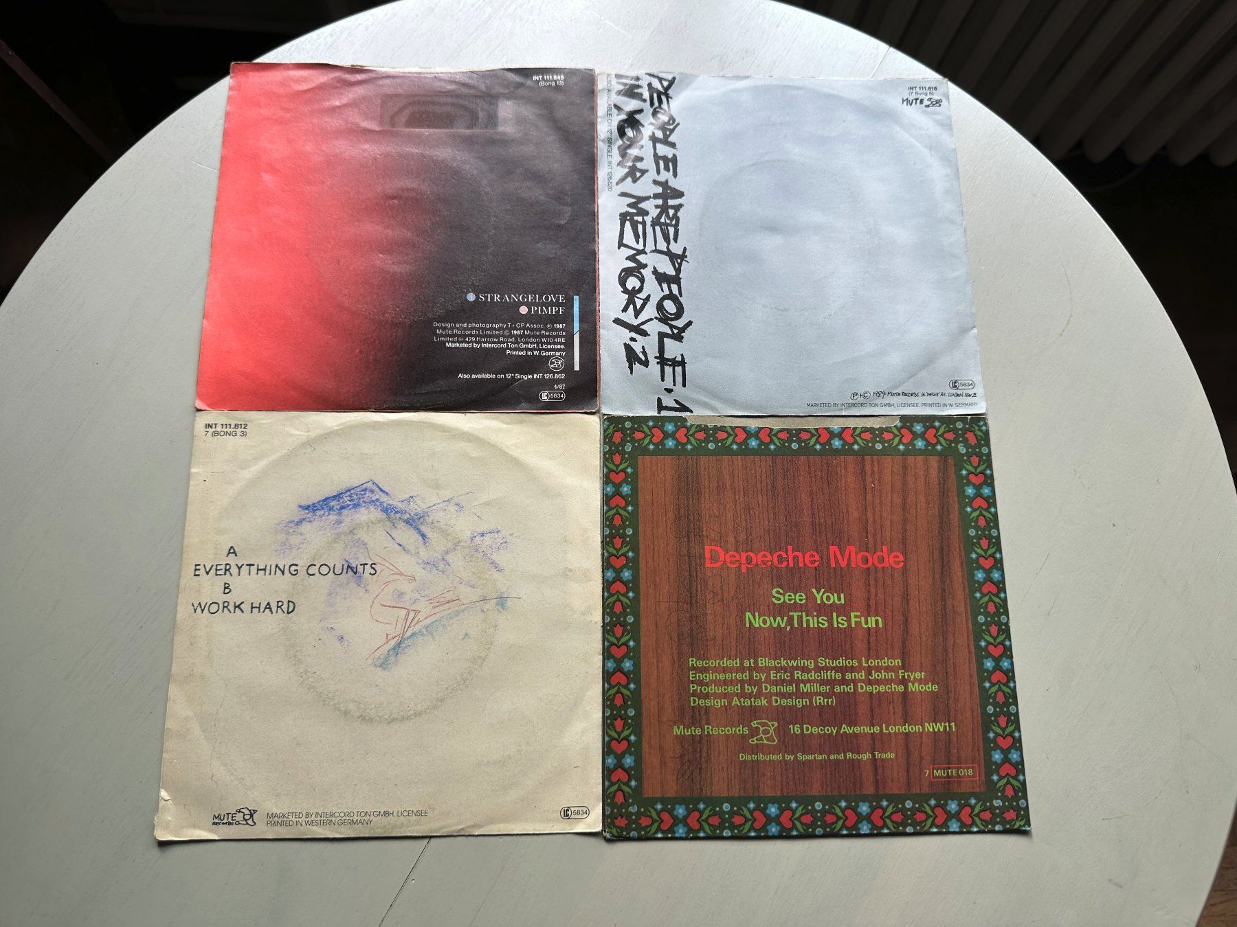 Schallplatten: DEPECHE MODE tolle rare Singles Kult Top Hit Synth 80's – Gebraucht aus Basel von Partridge 1