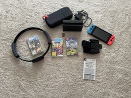 Nintendo Switch mit Zubehör 