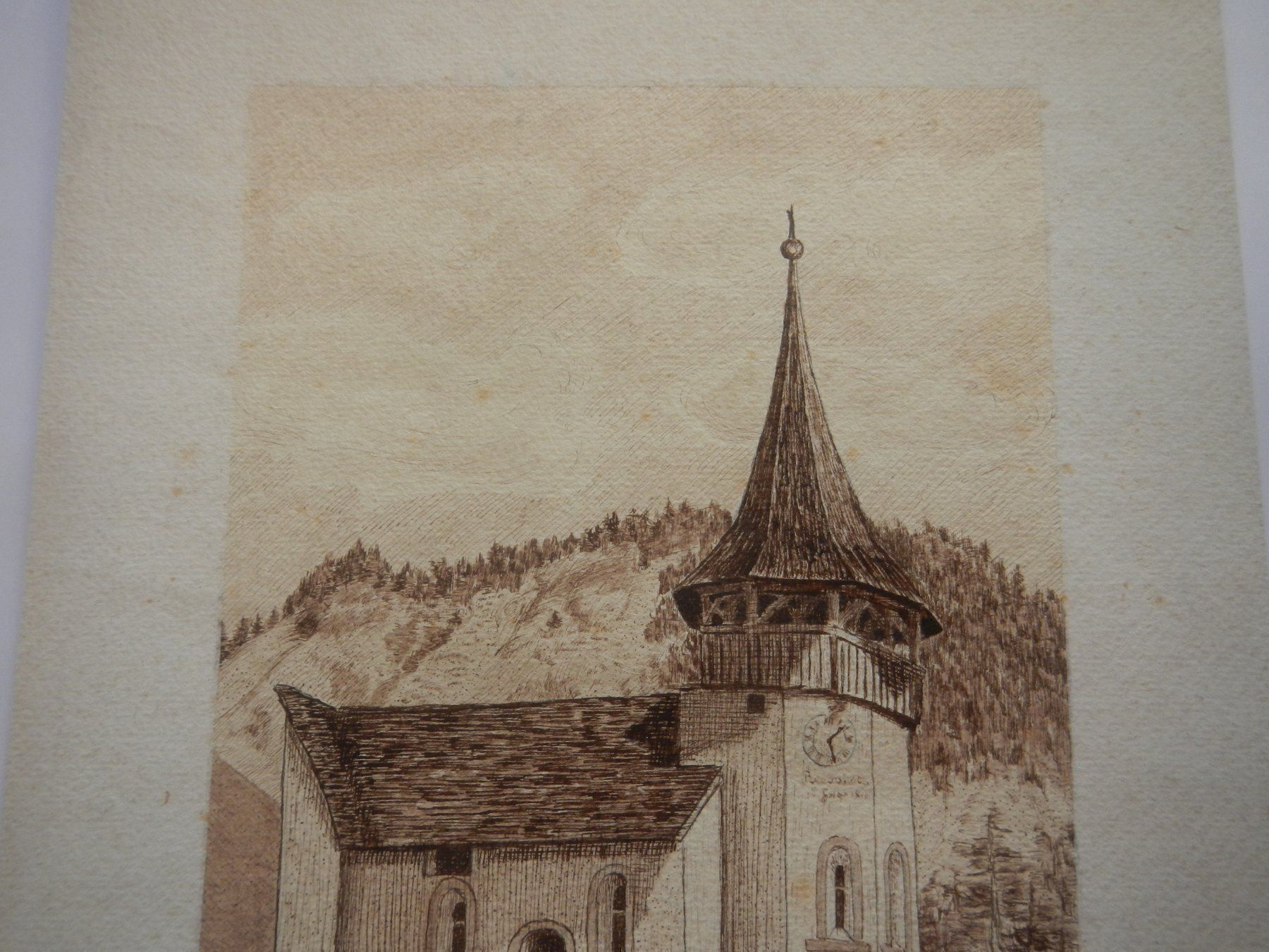 Foto & Immagini: Bild Kirche ohne Rahmen – Usato da Bronschhofen venduto da happynews2018 2