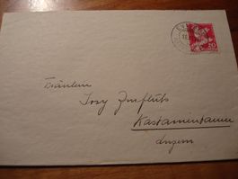 Brief 1932 Abrüstung, sauber o Evilard - o Kastanienbaum