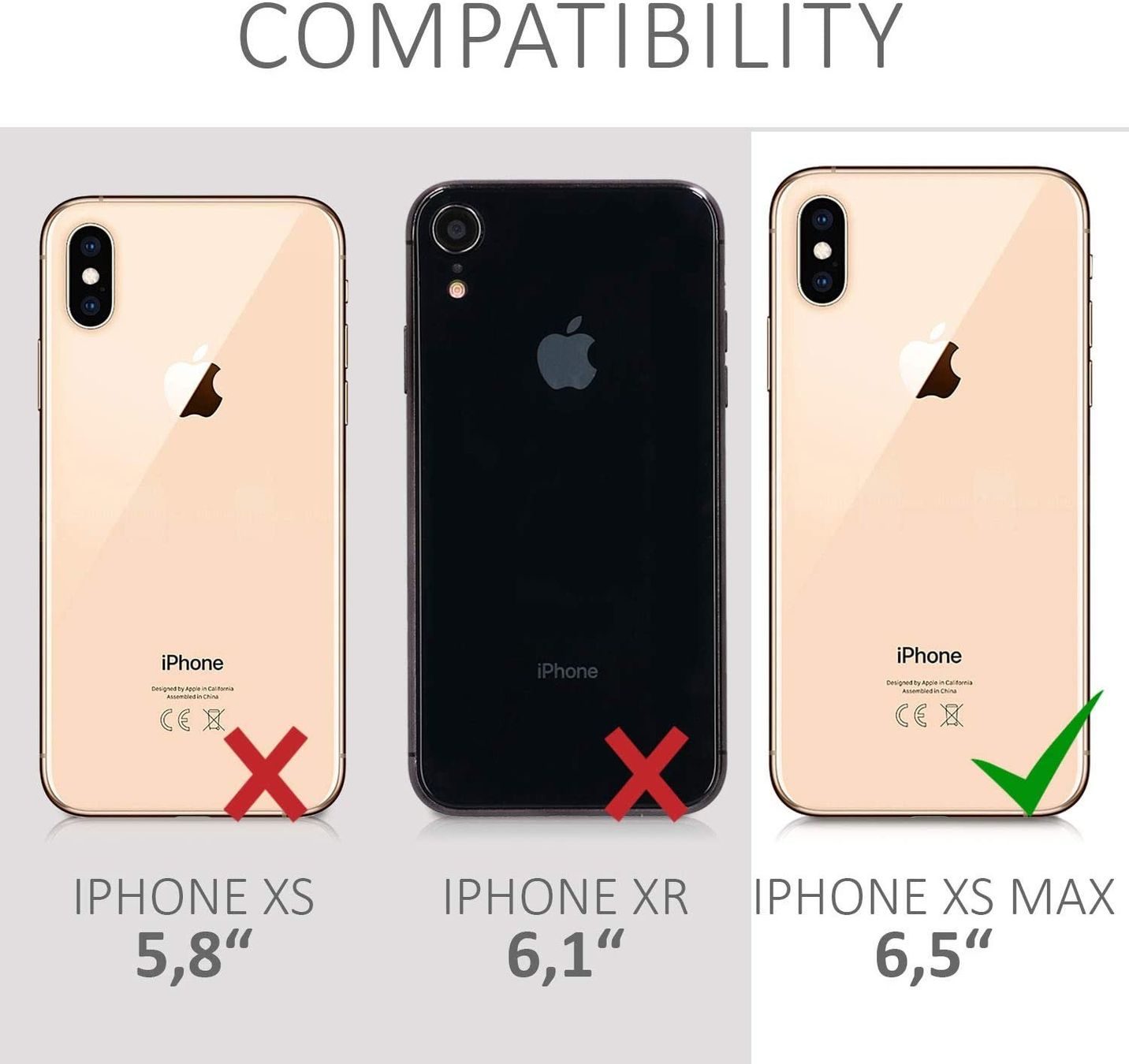 Covers & Schutzfolien: iPhone XS MAX Hülle + Panzerglas CLEAR Case Cover Etui Glas – Neu und originalverpackt aus Volketswil von coverandmore 9
