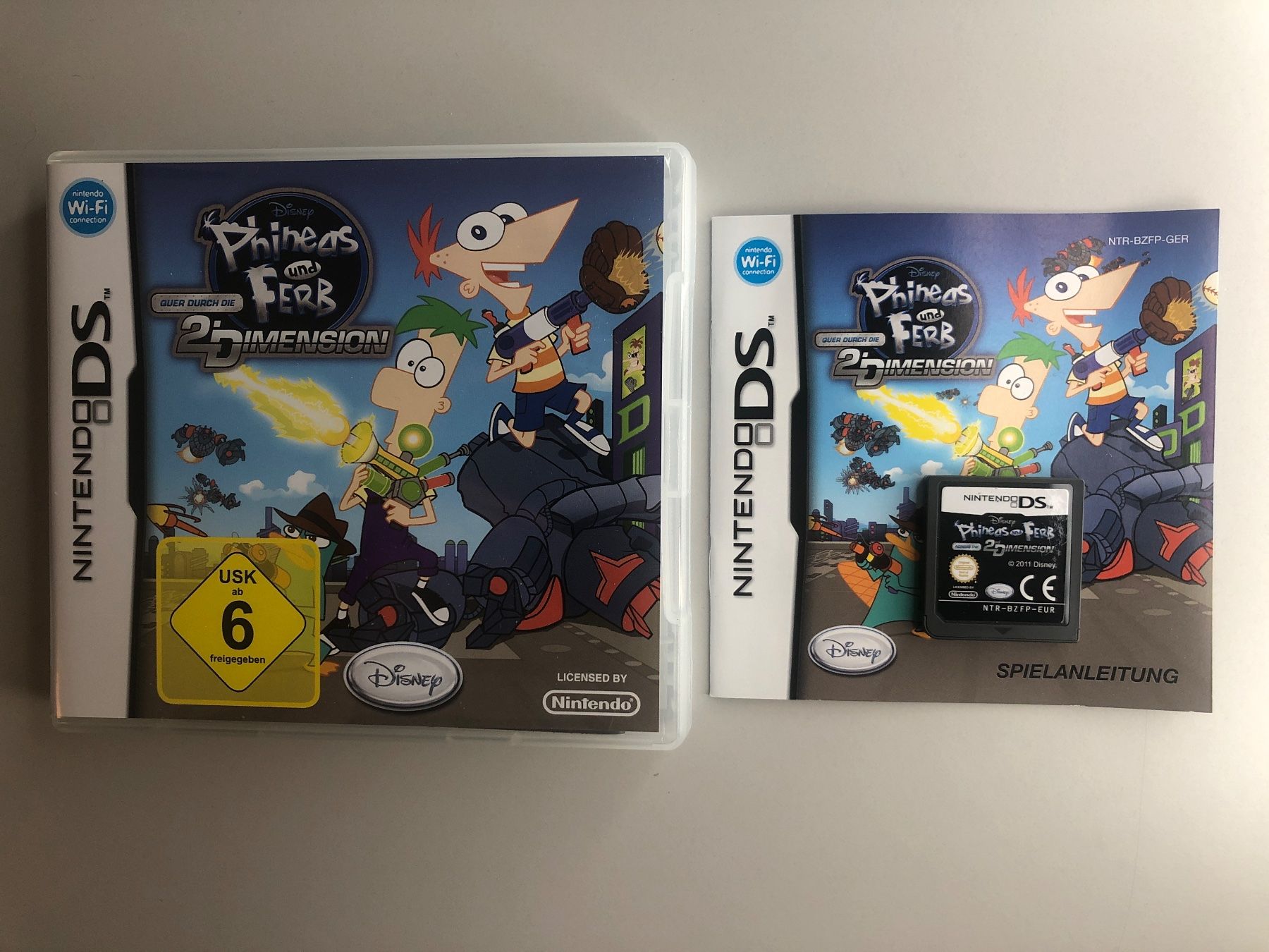 Nintendo Giochi: Phineas und Ferb quer durch die 2 Dimension -Nintendo DS – Usato da St.gallen venduto da taduz