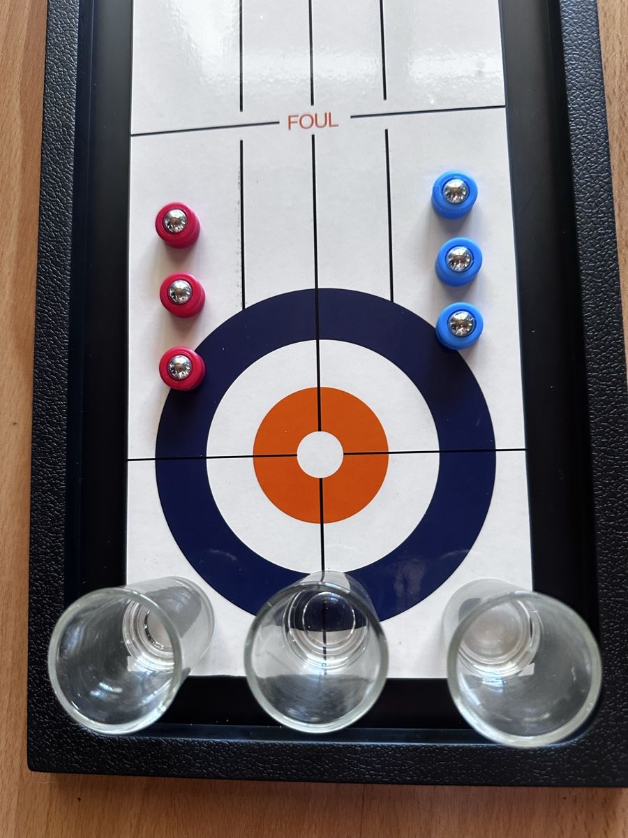 Spiele: Trinkspiel 2in1 Shuffleboard Bowling Set neu – Neu (gemäss Beschreibung) aus Röschenz von TB_90 2