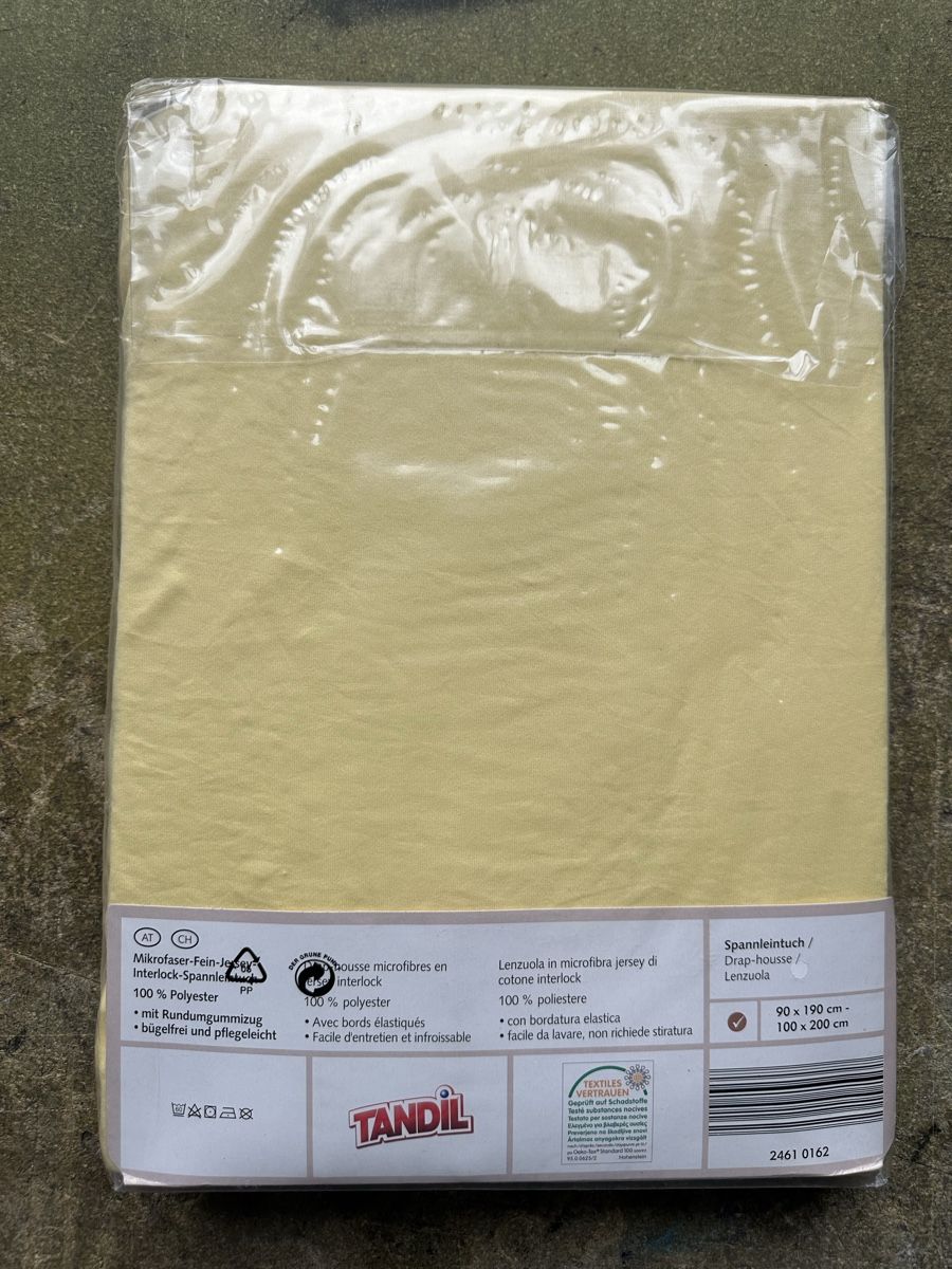 Biancheria da letto: Mikrofaser Spannleintuch Jersey Interlock – Nuovo e nell'imballaggio originale da Zollikofen venduto da Taximan89 2