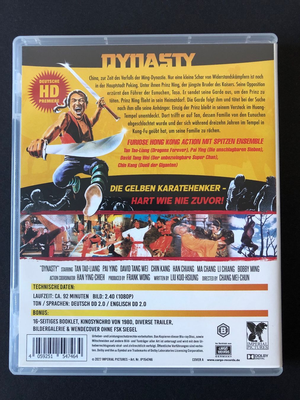 Tutti i DVDs: Dynasty (1977) - Bluray – Usato da Bern venduto da McFlurry_08 1