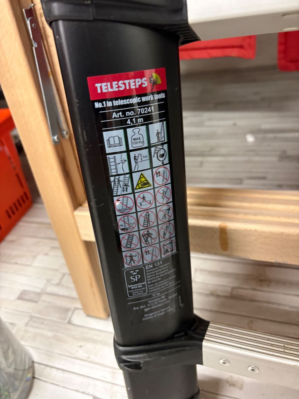 Echelles: Teleskopleiter neuwertig – D'occasion à liestal par Palacomorelo 2