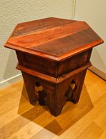 Beistelltisch Couchtisch Pflanzenhocker Orient Asien Altholz