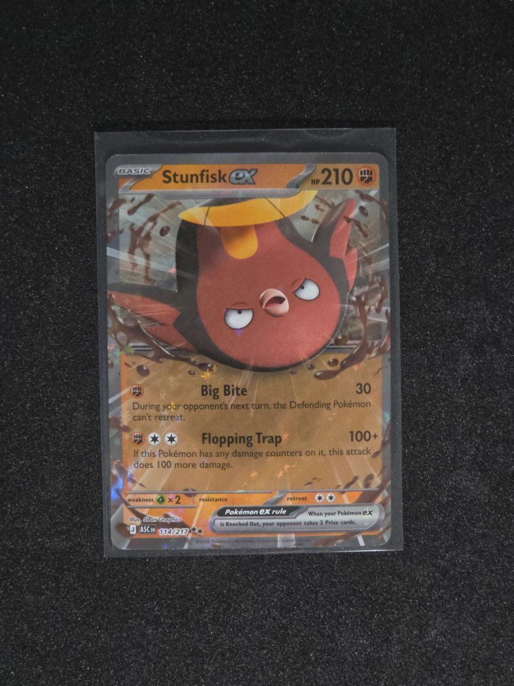 Pokémon Carte collezionabili: Stunfisk ex - ASC-114 – Nuovo (secondo la descrizione) da St. Gallen venduto da CardZelo