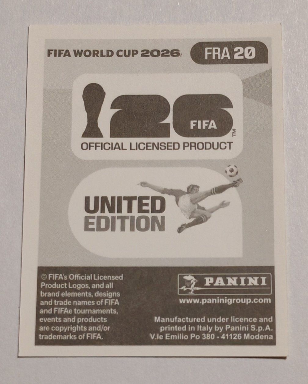 Panini Cartes à collectionner: Kylian Mbappé - FRA 20 – Neuf (Voir description) à Rietheim par Squaley 1