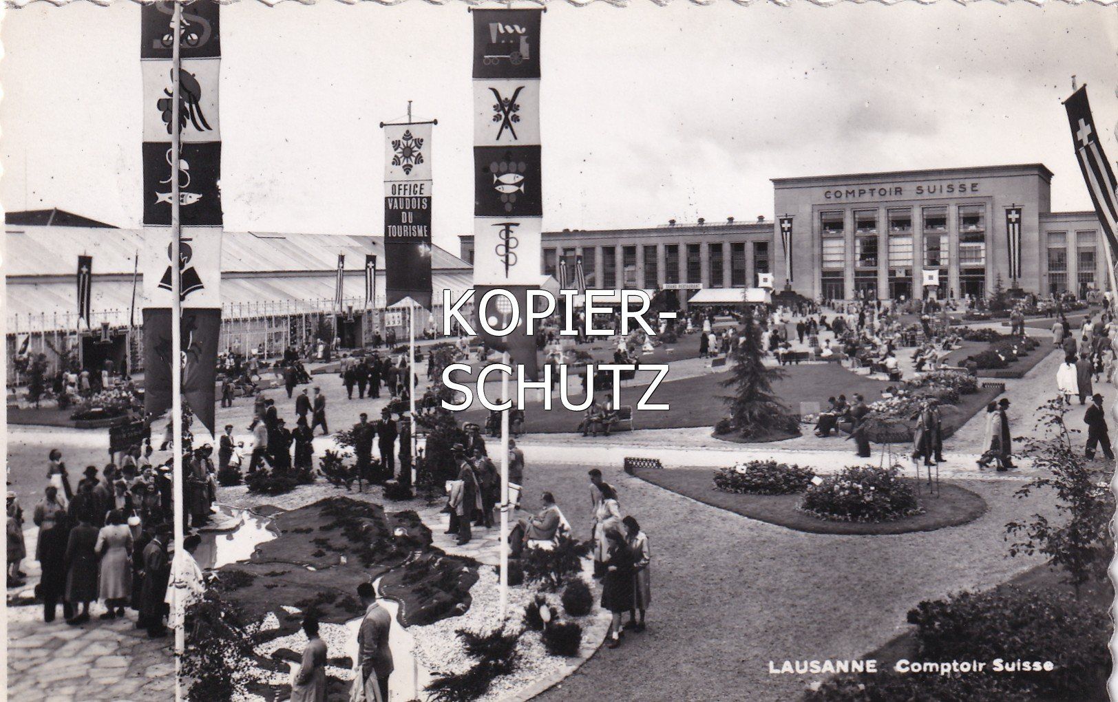 Cartoline postali: Lausanne - Comptoir Suisse /mp – Usato da Hombrechtikon venduto da Rudolf07