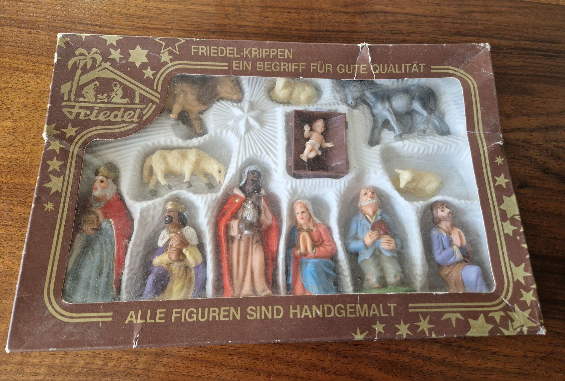 Tutte le decorazioni: Friedel Krippe, handbemalt, Vintage – Usato da Bern venduto da Antikbatik