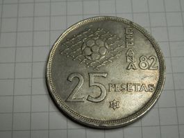 Spanien 25 Peseten, 1980