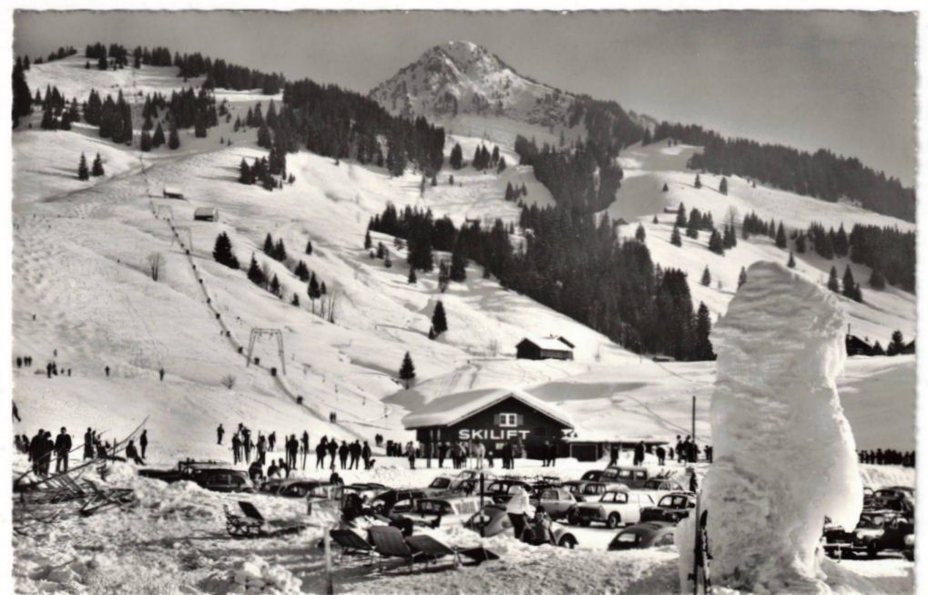 Cartoline postali: Oberiberg - Skilift – Usato da Binningen venduto da Mountainrider