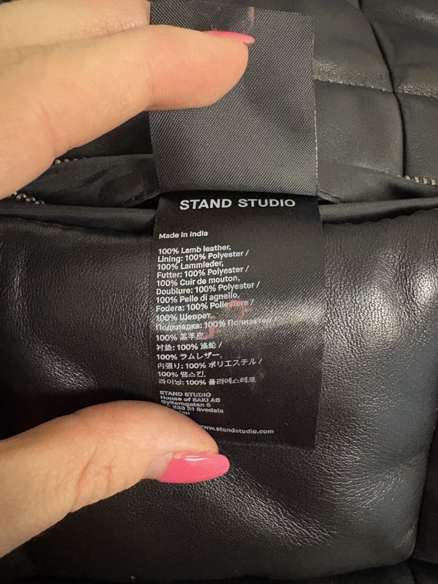 Stand Studio Borse da donna: Stand Studio Wanda Clutch Bag Leder Schwarz Handtasche – Nuovo (secondo la descrizione) da Regensdorf venduto da secondchancefashion 9
