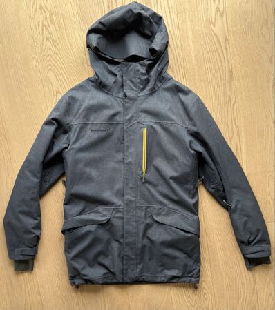 Mammut Drytech Premium Winterjacke blau Grösse M 