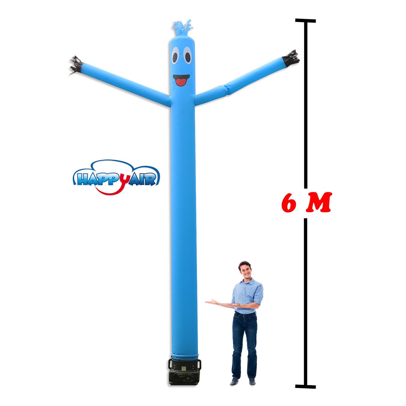 Ventilatori: Sky Dancer Air Dancer 6m - BLAU – Nuovo e nell'imballaggio originale da Tesserete venduto da Happyair-Schweiz 1