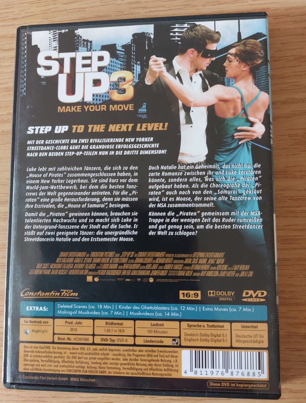 Tutti i DVDs: Step Up 3 - Make your Move - DVD Tanzfilm – Usato da Urtenen-Schönbühl venduto da Kahru 1