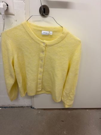 VILA Strickjacke gelb, Gr. M, ungetragen