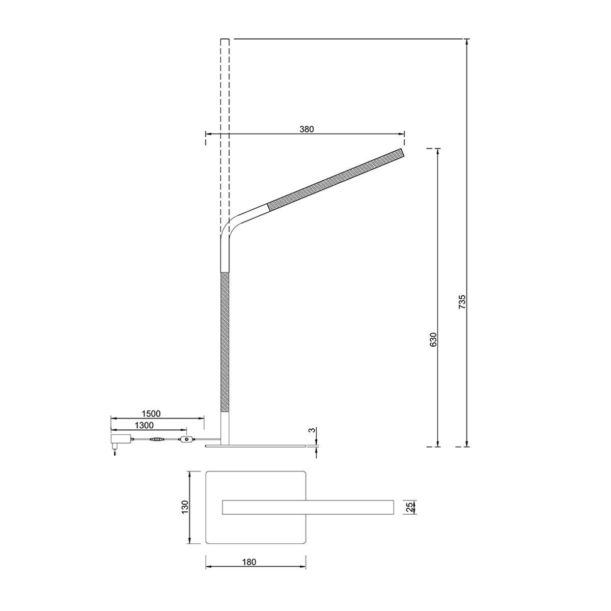 Lampade: LED Tischleuchte, Holz, bis 73 cm Höhe – Nuovo (secondo la descrizione) da Kreuzlingen venduto da Smart-Light 9