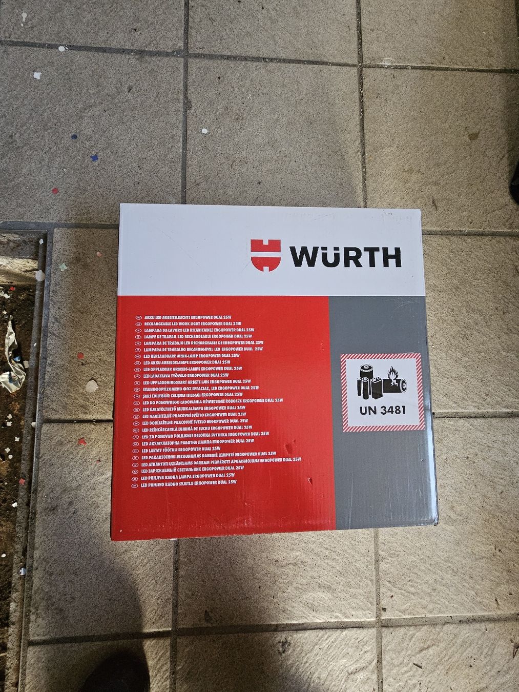 Würth Lampade: Akku LED Arbeitsleuchte 25W 2500Lumen – Nuovo e nell'imballaggio originale da Basel venduto da Meti200 1
