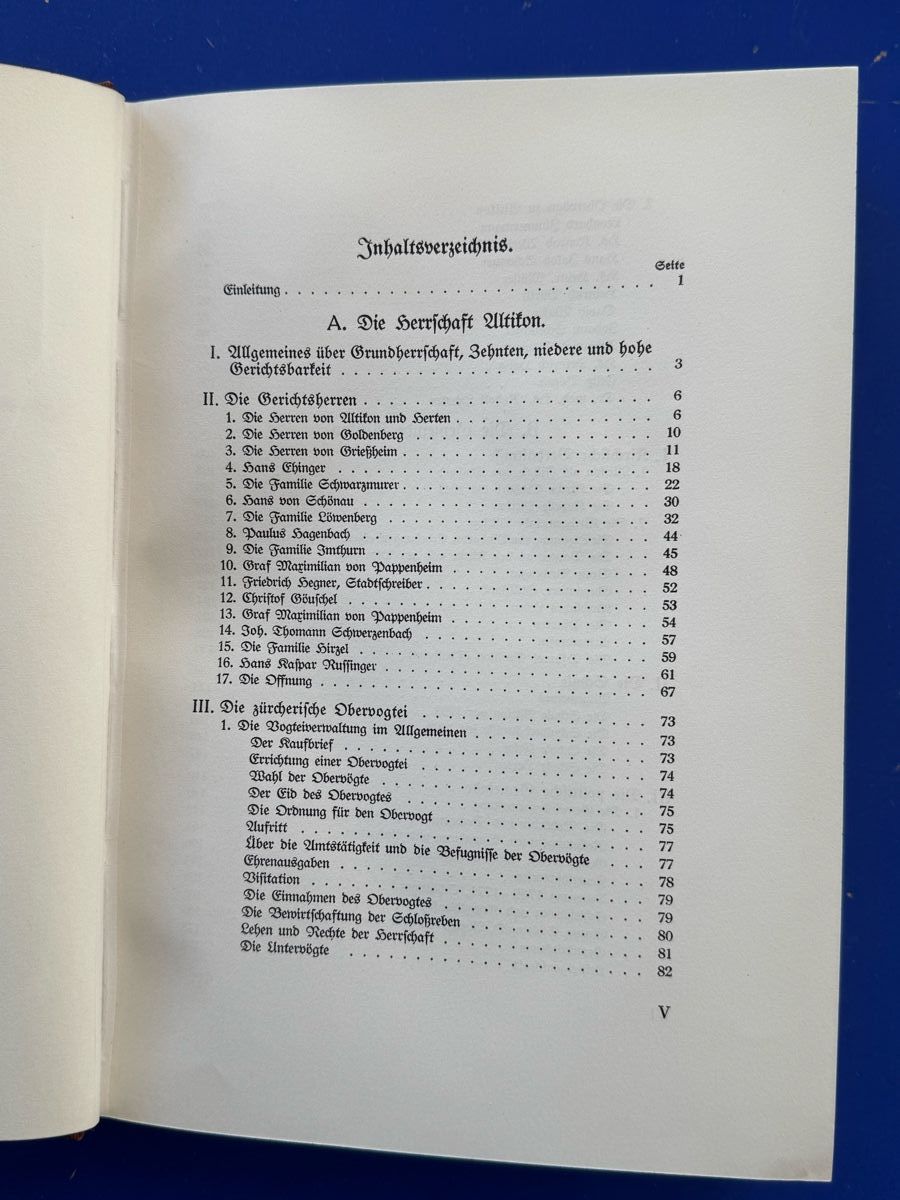 Bücher: Geschichte der Herrschaft und Gemeinde Altikon an der Thur. – Gebraucht aus Adliswil von buch_und_kunst 3