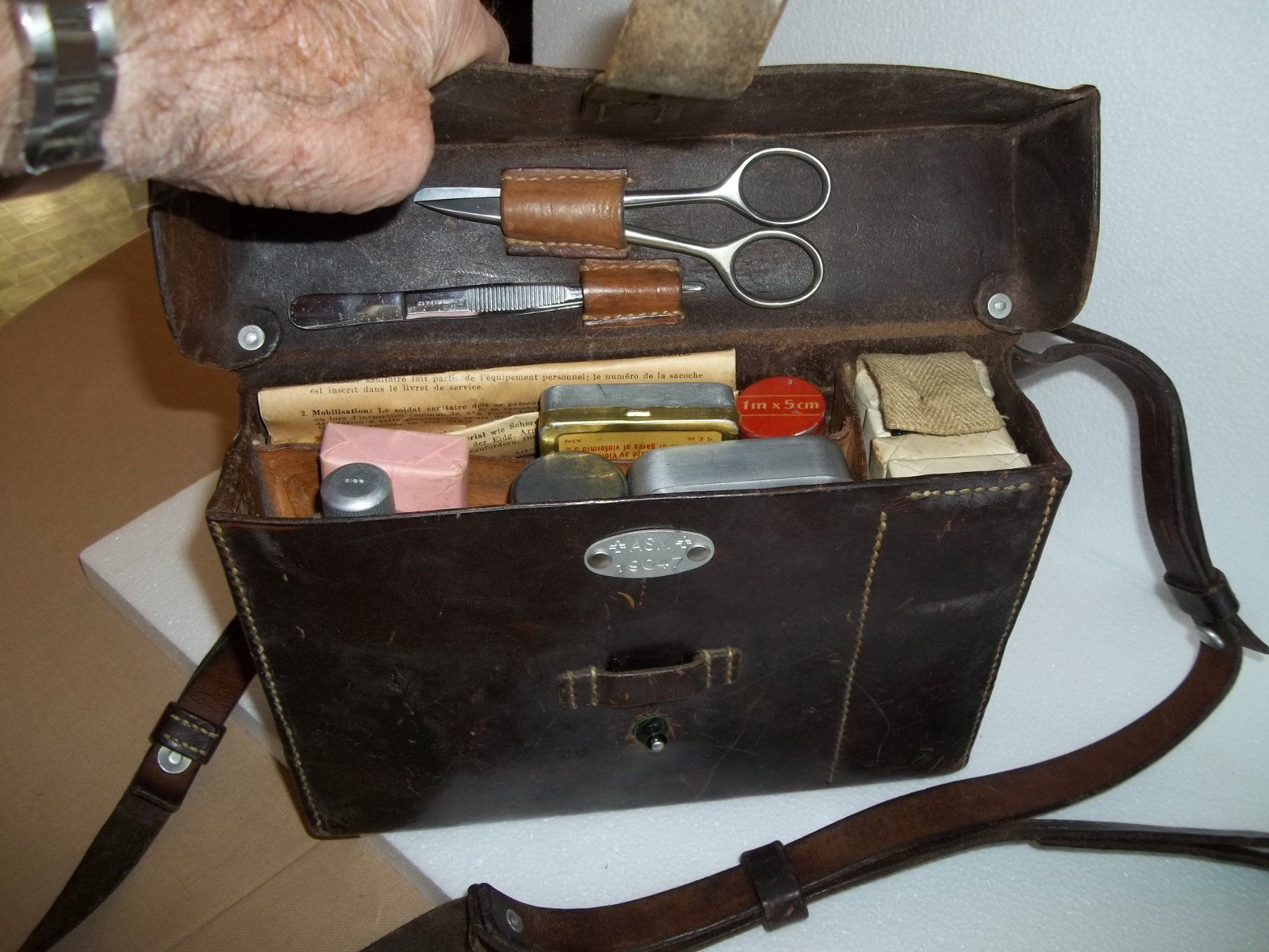 Schweizer Armee Borse: Militär - Ledertaschen – Usato da Tann venduto da lowa01 1