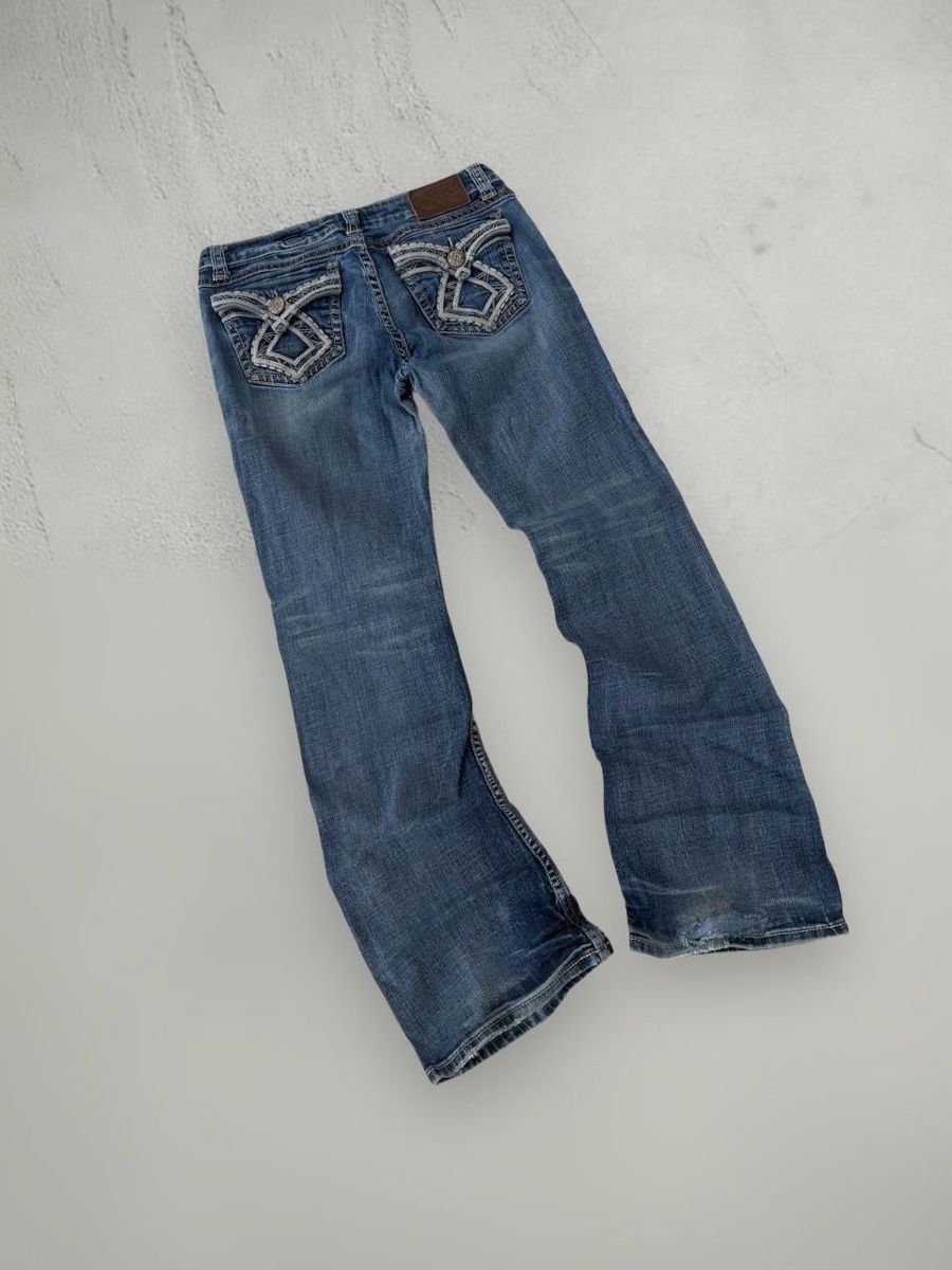 Jeans: Y2K 2000s Embroidered Bootcut Jeans – Neuf (Voir description) à Riehen par vintage_basel 5