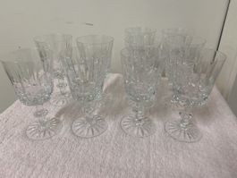 10xBrierley Weingläser Kristallglas 