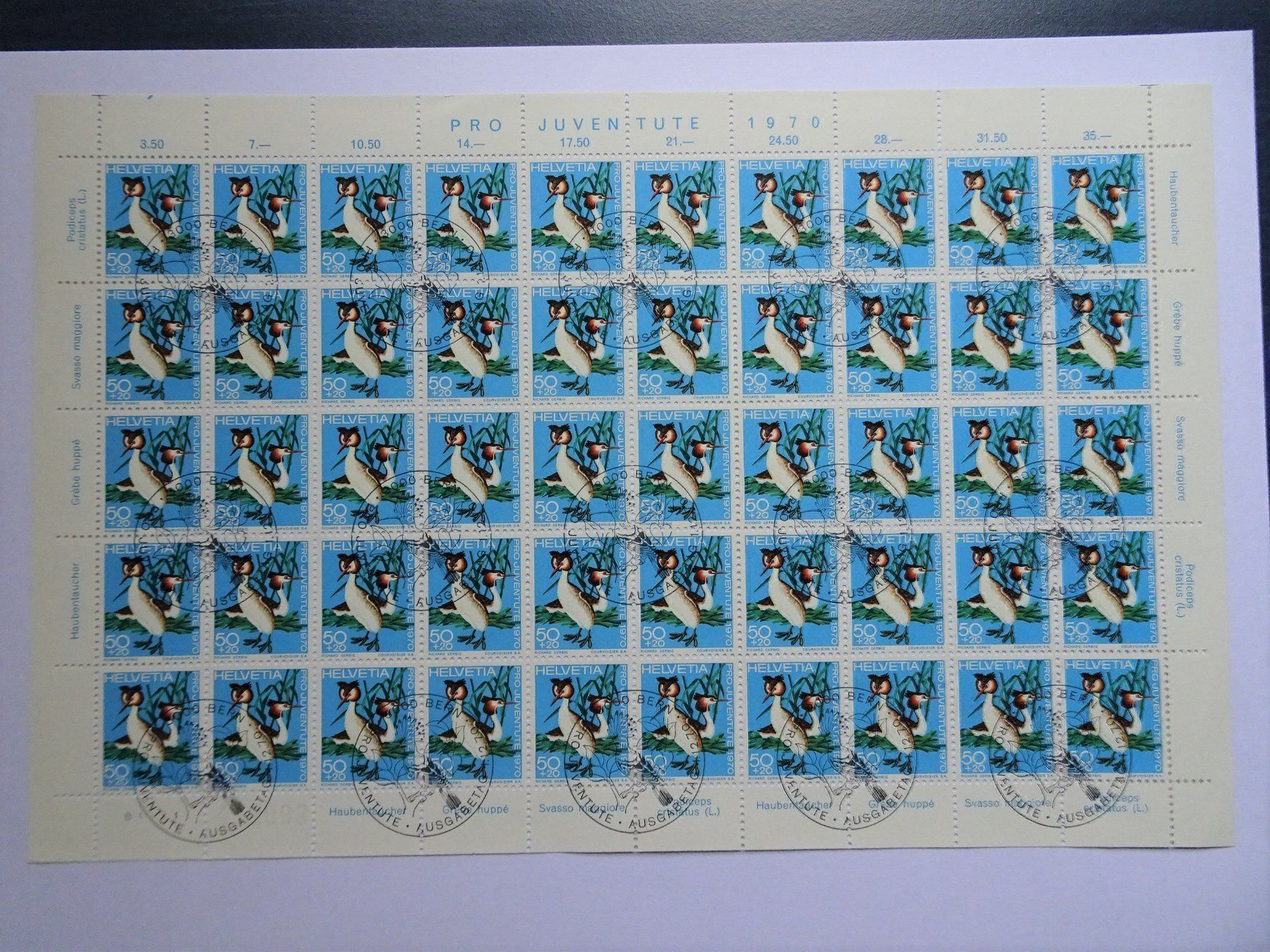 Tous les timbres: PJ 1970 – Neuf (Voir description) à Aadorf par Chnorli-Furz