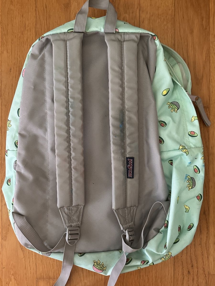 Jansport Zaini: Jansport Rucksack Avocado – Usato da Jona venduto da e.elisha.a 1