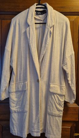 Blazer von Zara in Beige, Gr. S