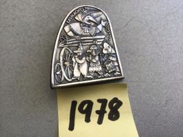 Baslerfasnachtsplaketten 1978 Silber
