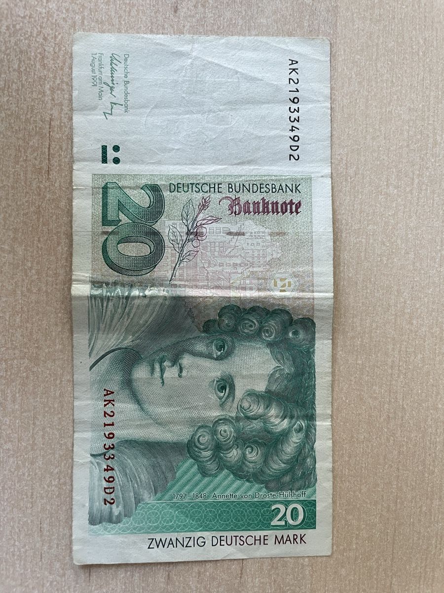 Billets de banque: 20 Deutsche Mark Banknote – D'occasion à Zürich par Campi1000