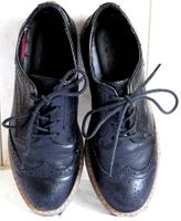 Halbschuhe Leder Damen Gr. 37