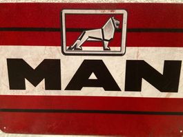 MAN Marke Blech Schild Top Qualität NEU!
