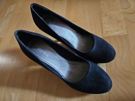 Elegante CUBE  Pumps, Schwarz, Gr. 37