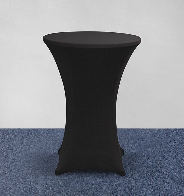 Tessuti: Stretch Husse 80cm schwarz – Nuovo e nell'imballaggio originale da Fehraltorf venduto da Eventmietservice.ch