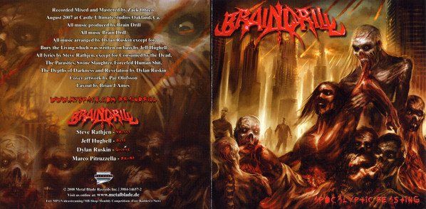 CD: Brain Drill – Apocalyptic Feasting - Vergriffen - c – Usato da Brittnau venduto da Zibu 5