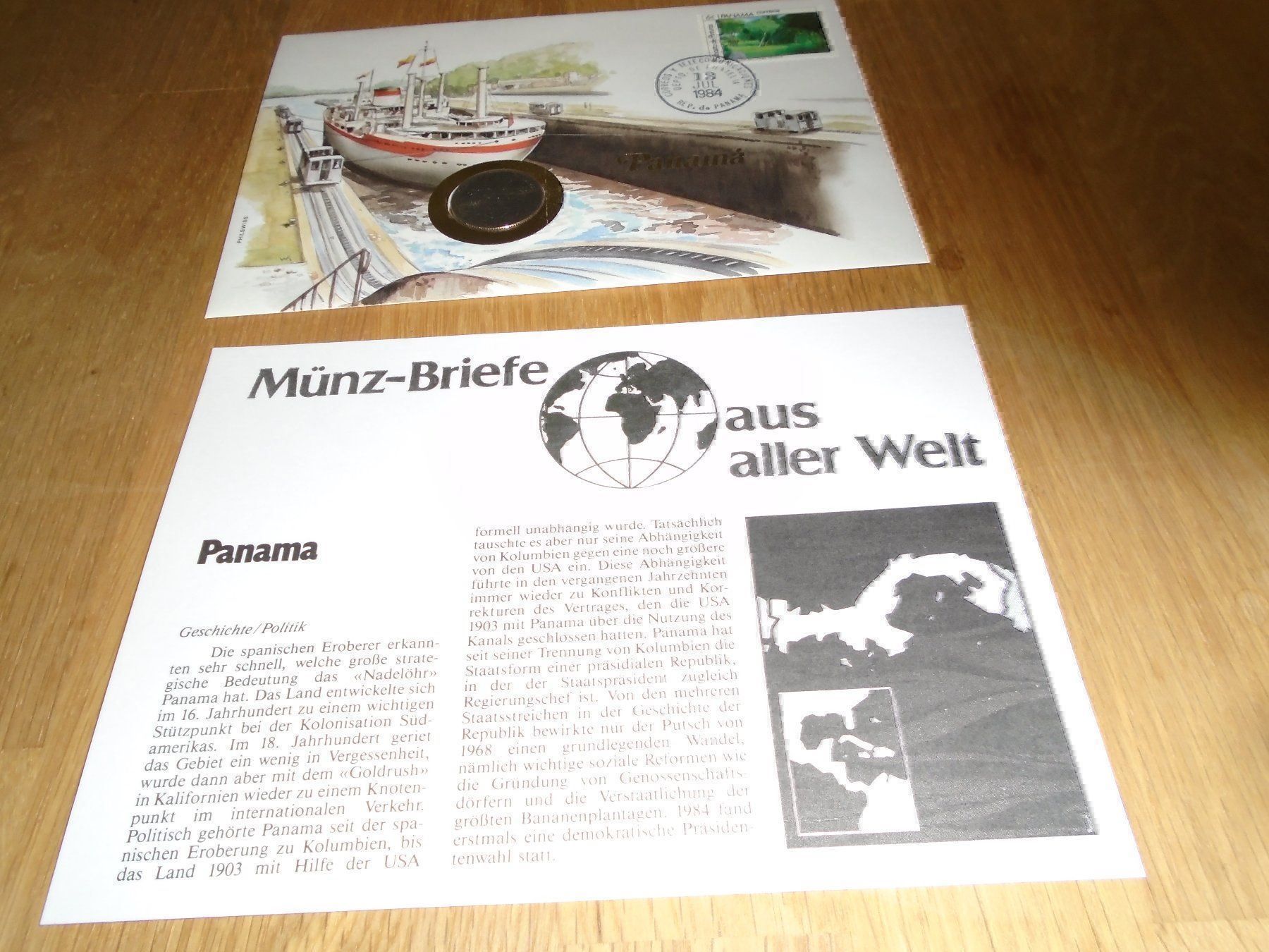 Tutti le monete: Münzbrief Panama – Usato da Olten venduto da Disc-Verkauf