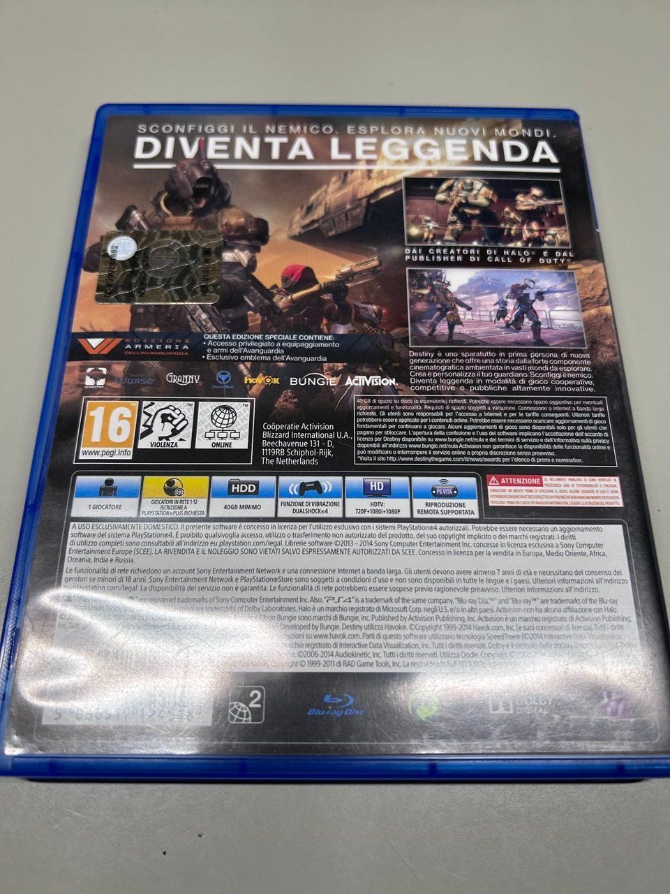 Sony Giochi: Destiny per PlayStation 4 (PS4) – Usato da Giubiasco venduto da LorisVale 1
