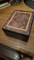 Humidor Holzkiste mit Hygrometer und Thermometer gebraucht