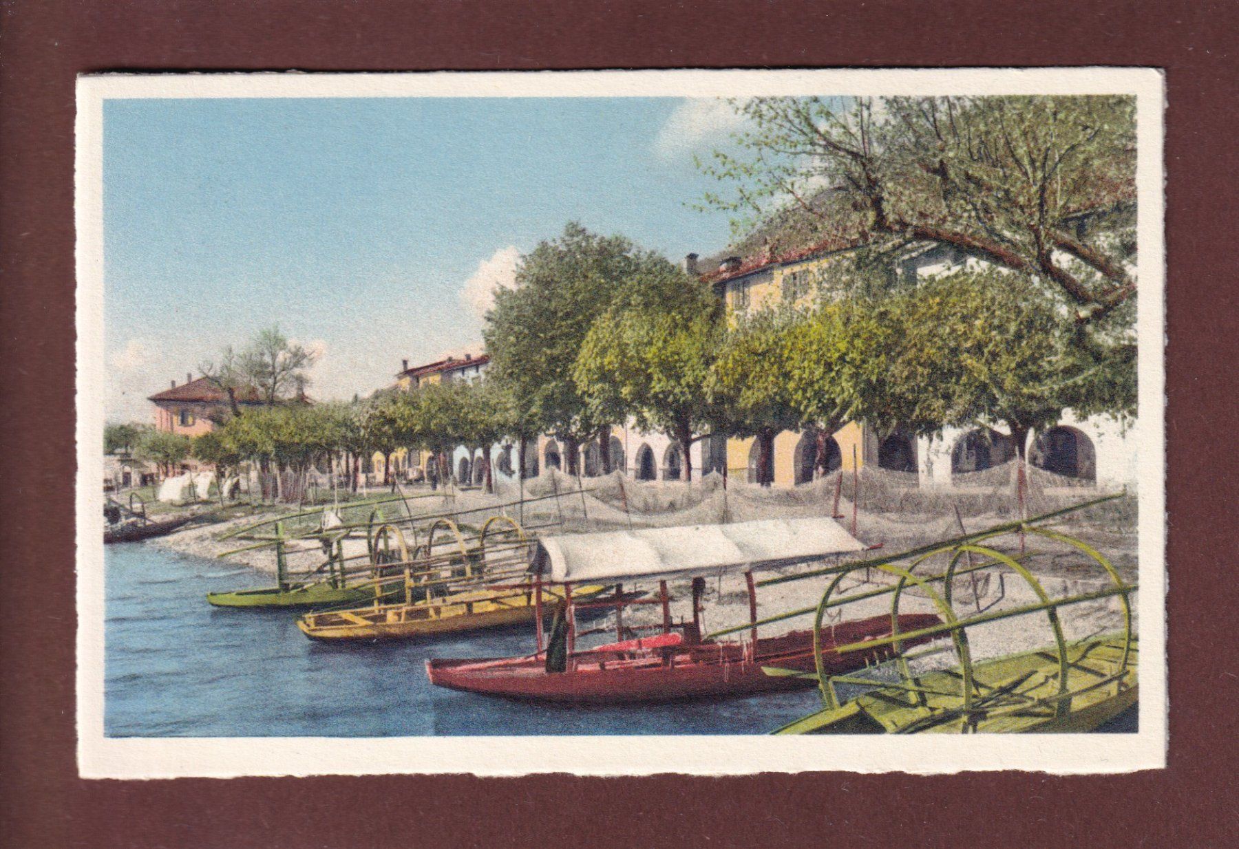 Cartoline postali: BISSONE - Quai – Usato da Pully venduto da nicecards