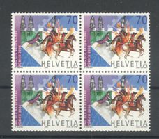 2000, Sondermarke Tag der Briefmarke, Viererblöcke **