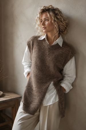 MEGA lässiger Pullover / Weste Gr.38-40  NEU
