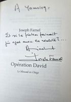 "Opération David" Le Mossad en otage - Joseph Farnel