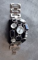 Uhr Swarovski Kristallen Schwarz/Weiss