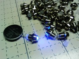 Halter für LED 3mm, Metall, 5 Stück