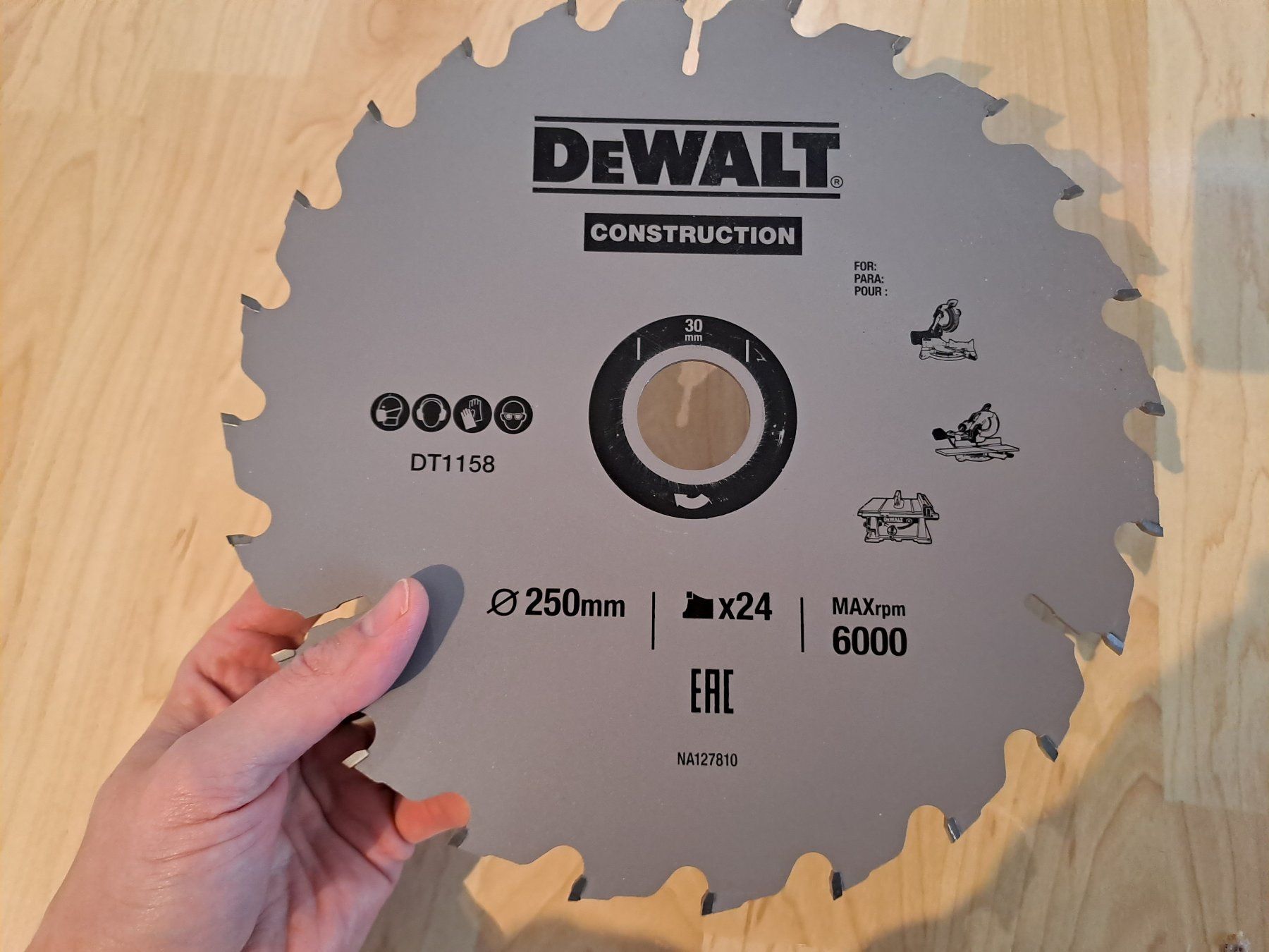 Dewalt Seghe: Dewalt Construction Kreissägeblatt NEU – Nuovo (secondo la descrizione) da Glashütten venduto da Schwebefisch 5