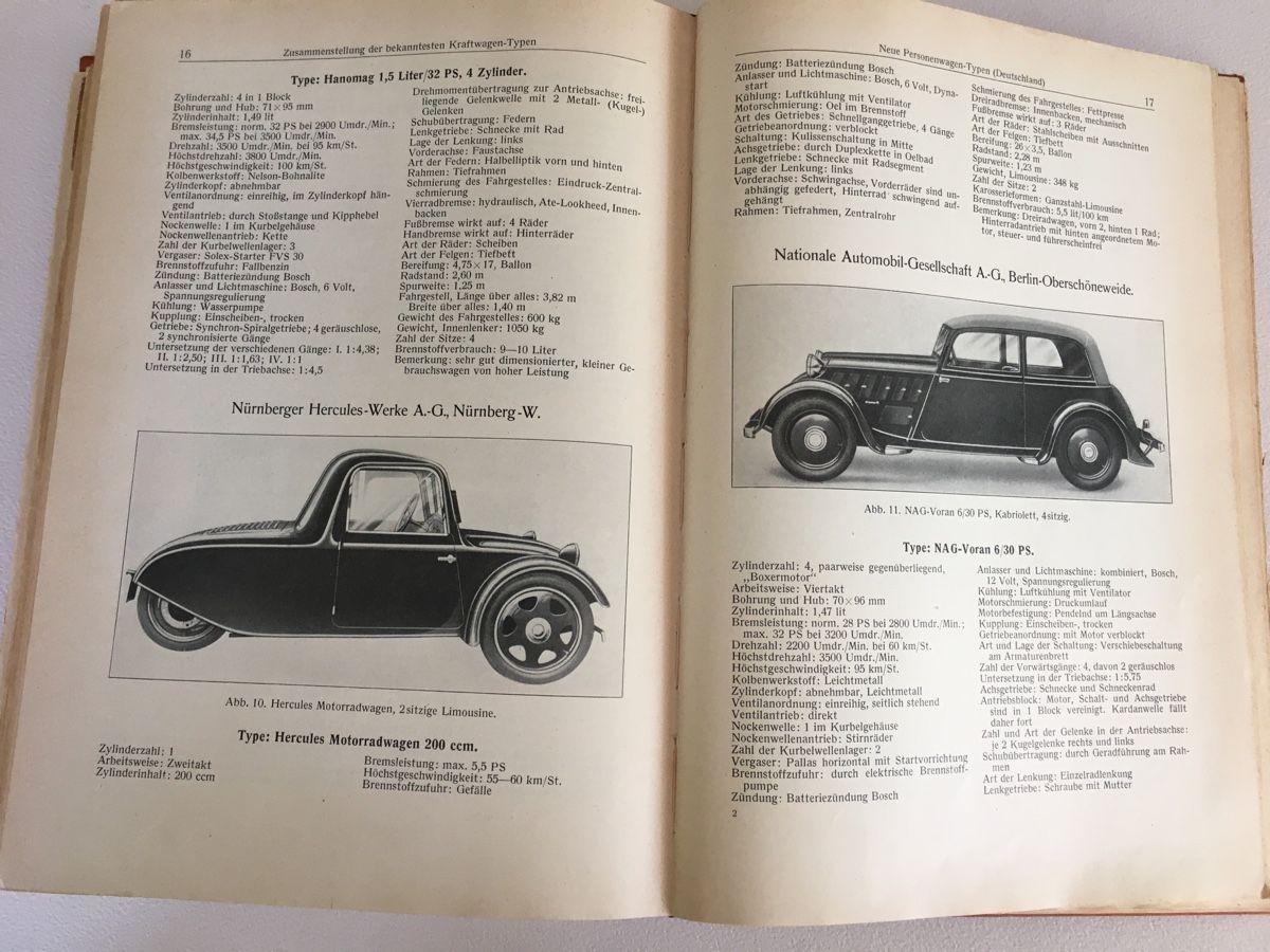 Libri: Die Motorfahrzeuge von ca 1927 – Usato da Grellingen venduto da Toyhamster 4