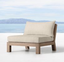 Gartensessel Outdoor Sessel Teak Holz Stuhl Loungesessel